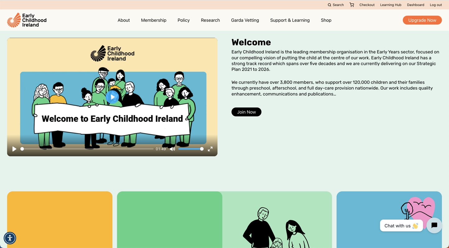 Early Childhood Ireland homepage