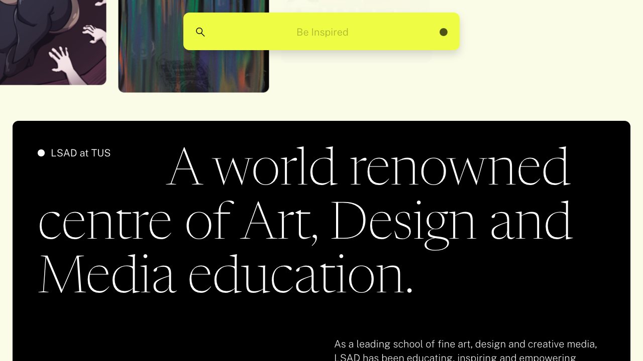 LSAD Graduates Platform homepage